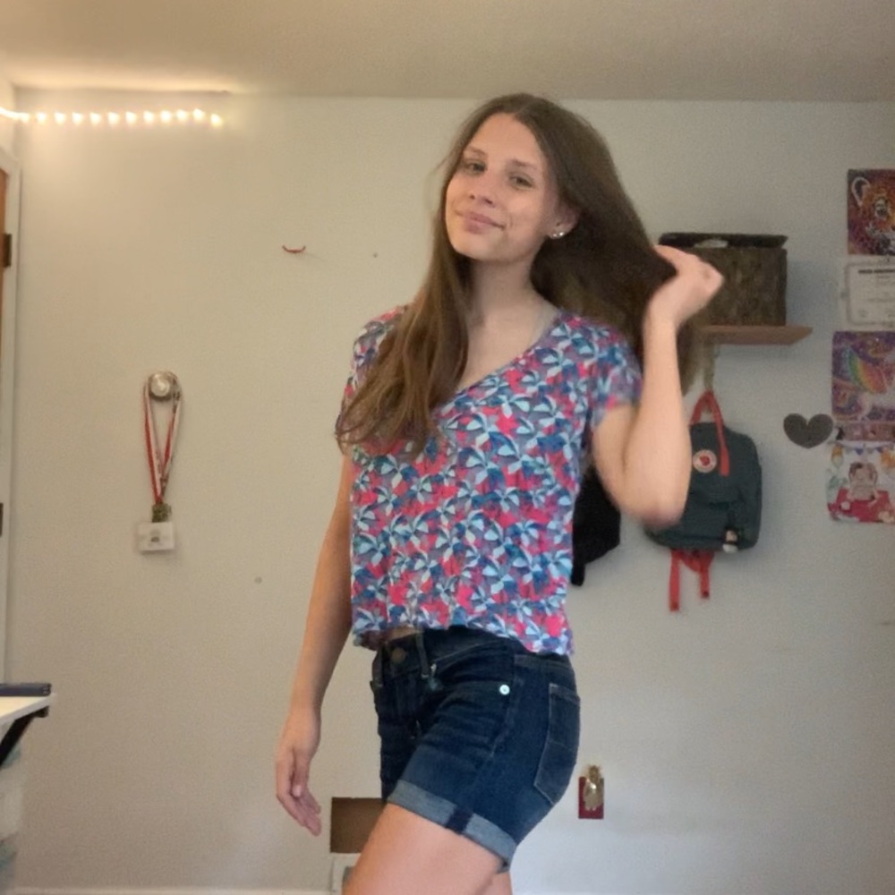 Floral crop top